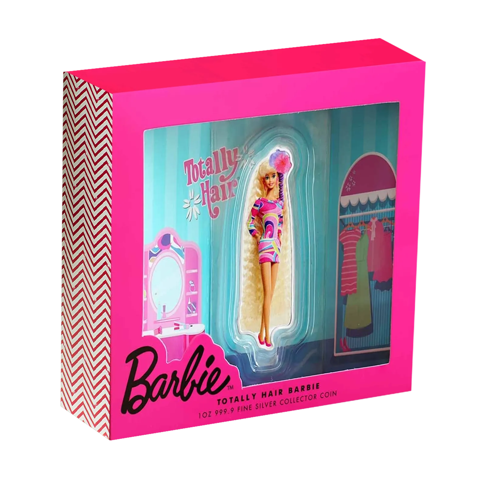 1 Oz Silver PAMP Totally Hair Barbie (2024) 5
